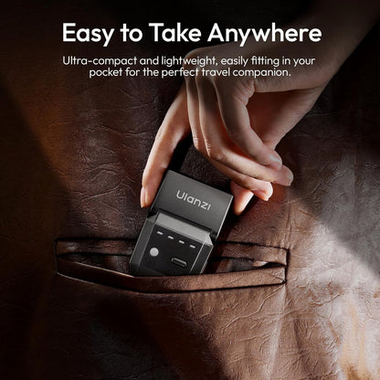 ULANZI Mini Camera Flash SL01 Speedlite Digital Camera Speedlight with Hot Shoe, Compatible with Sony/Canon/Fuji/Nikon/Panasonic/Olympus/Pentax