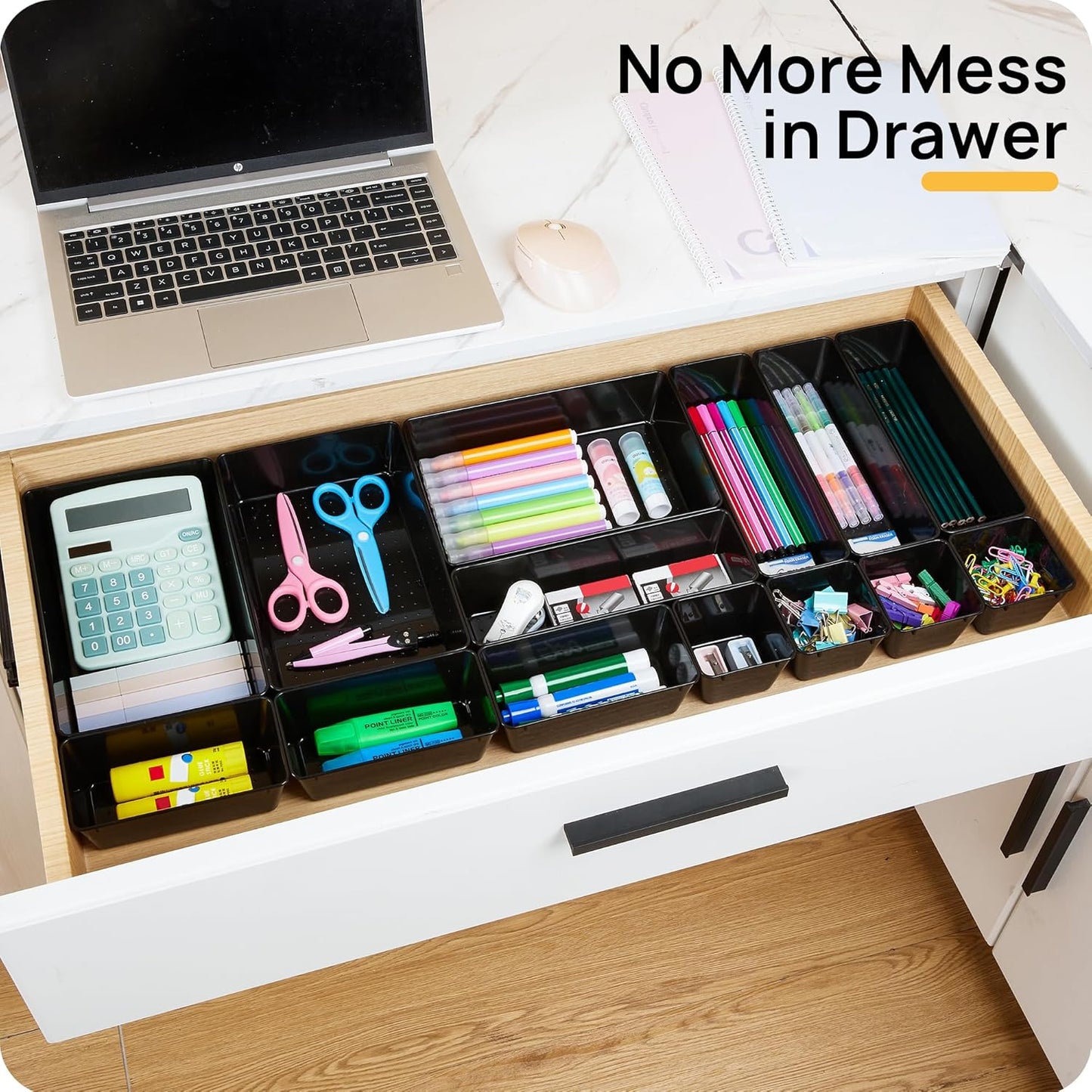 Purilite Select Clear Drawer Organizer Set