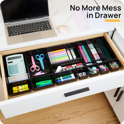 Purilite Select Clear Drawer Organizer Set