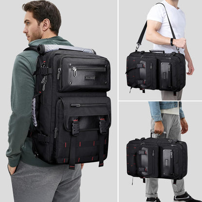 WITZMAN Carry On Travel Backpack for Men Duffle Bags Fit for 17 Inch Laptop Airline Approved Laptop Backpack