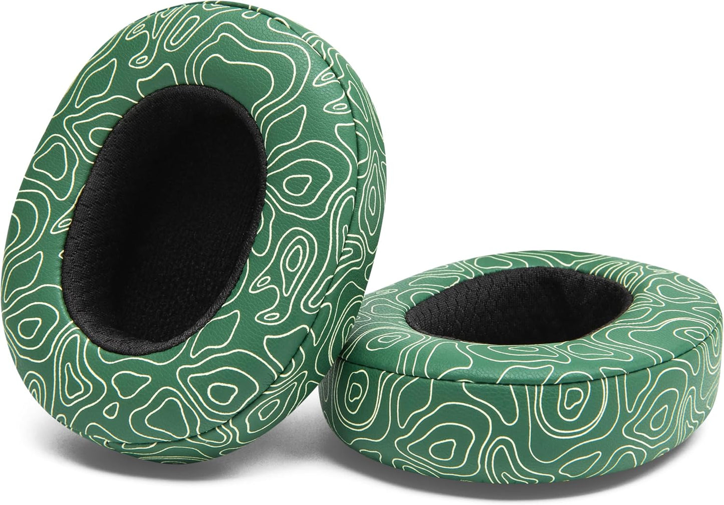 WC Replacement Earpad Cushions for Skullcandy Hesh 3 & Crusher Over-Ear Headphones Made by Wicked Cushions | Improved Durability and Thickness for Improved Comfort and Noise Isolation | 90's Black