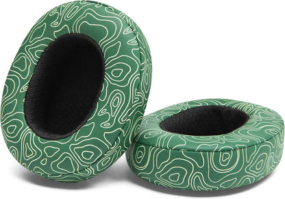 WC Replacement Earpad Cushions for Skullcandy Hesh 3 & Crusher Over-Ear Headphones Made by Wicked Cushions | Improved Durability and Thickness for Improved Comfort and Noise Isolation | 90's Black