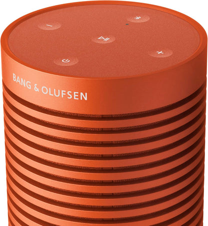 Bang & Olufsen Beosound Explore - Wireless Portable Outdoor Bluetooth Speaker, IP 67 Dustproof and Waterproof, Bonfire Orange