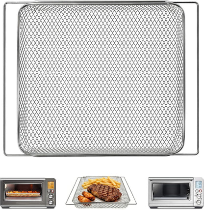 GWY Air Fryer Basket for BOV860BSS Smart Oven Air Fryer and Convection Oven Breville BOV845BSS Smart Oven Pro Countertop Oven,14.1"D x 11.1"W x 1"H Toaster Oven Baskets Accessories Replacement Parts
