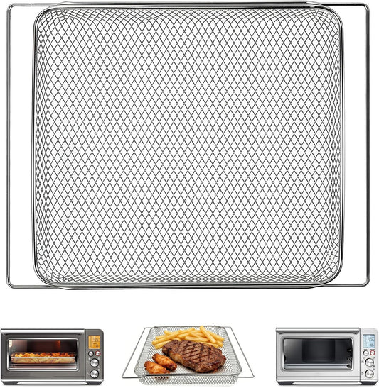 GWY Air Fryer Basket for BOV860BSS Smart Oven Air Fryer and Convection Oven Breville BOV845BSS Smart Oven Pro Countertop Oven,14.1"D x 11.1"W x 1"H Toaster Oven Baskets Accessories Replacement Parts