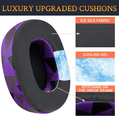 SOULWIT Replacement Earpads for Skullcandy Hesh 3/ANC/Evo & Crusher Wireless/ANC/Evo & Venue ANC Over-Ear Headphones, Ear Pads Cushions with Noise Isolation Foam - Hesh3 PL Black