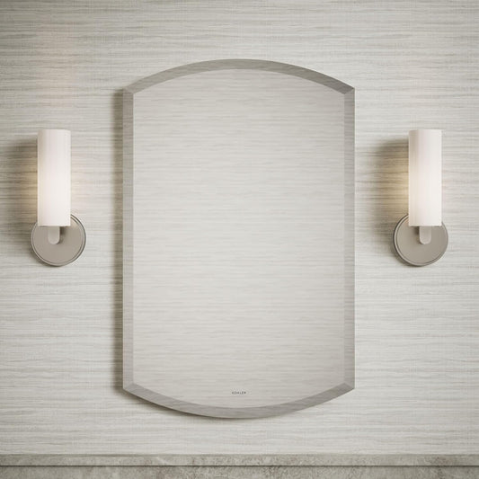 Kohler K-3073-Na Archer Frameless 20 Inch X 31 Inch Aluminum Bathroom Medicine Cabinet;; Recess or Surface Mount