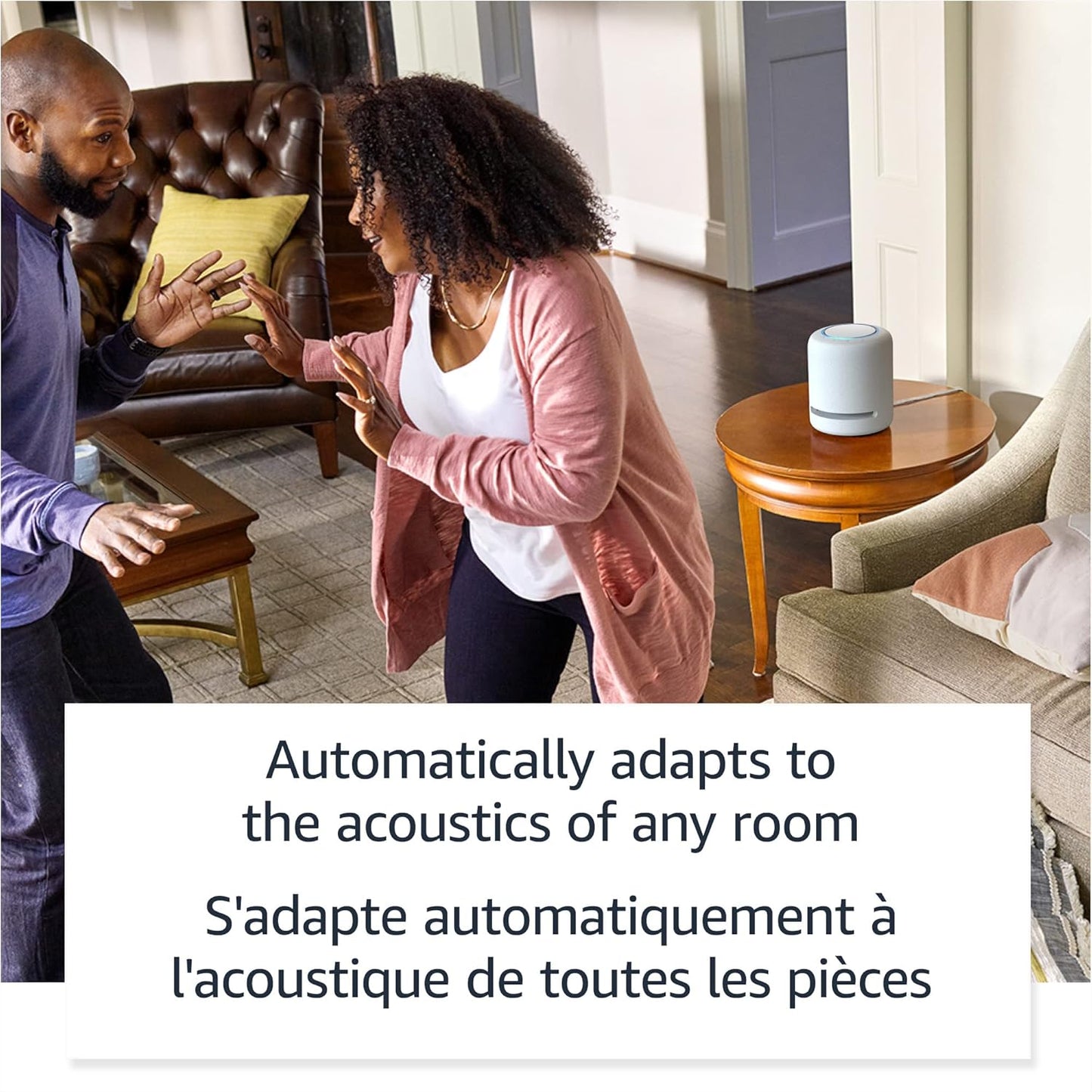 Amazon Echo Studio (newest model), Our best-sounding Alexa speaker, Perfect for living rooms, family rooms, and other large spaces, Charcoal