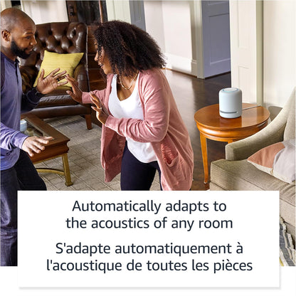 Amazon Echo Studio (newest model), Our best-sounding Alexa speaker, Perfect for living rooms, family rooms, and other large spaces, Charcoal