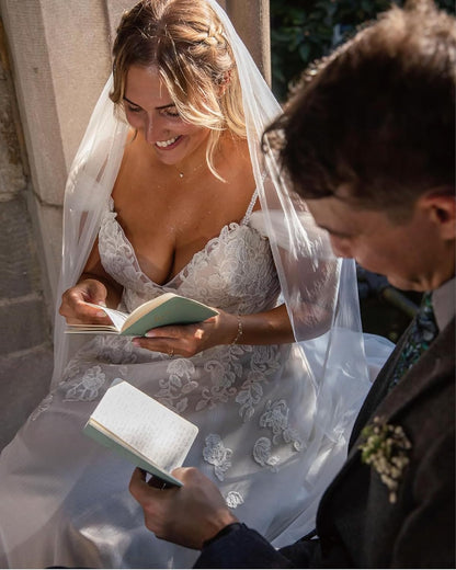 GroomBrideGifts Wedding Vow Book for His and Hers, Soft Touch, Perfectly Sized Bride and Groom Vow Books, Wedding Essentials, Wedding Registry Ideas, His and Hers Gifts