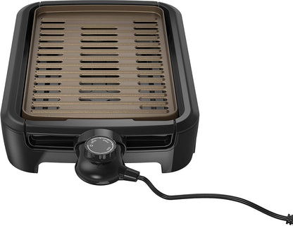 George Foreman Smokeless Electric Grill 90 Square Inch In Black, GFS0090SBC
