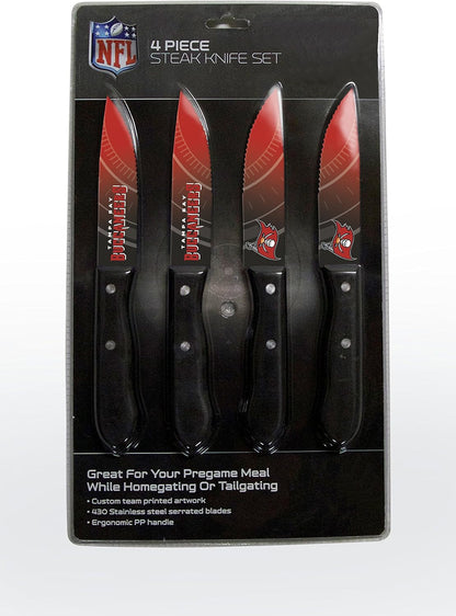 The Sports Vault by Inglasco NFL Chicago Bears Steak Knives