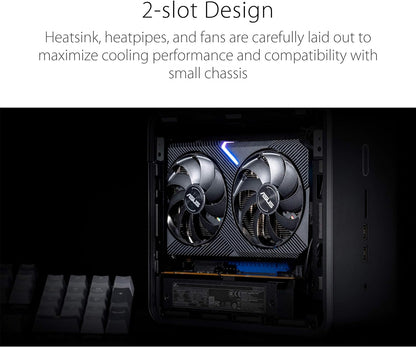 ASUS Dual GeForce RTX 4060 EVO White OC Edition 8GB GDDR6 (PCIe 4.0, 8GB GDDR6, DLSS 3, HDMI 2.1a, DisplayPort 1.4a, Axial-tech Fan Design, 0dB Technology, Dual BIOS, Auto-Extreme Tech)