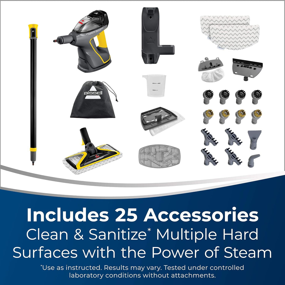 BISSELL Power Steamer Heavy Duty 3-in-1 Steam Mop, 2685B