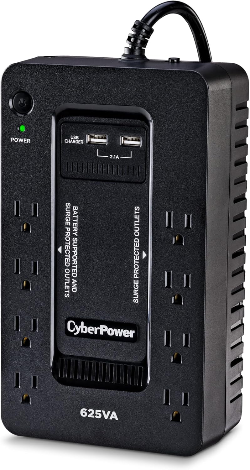 CyberPower ST425 Standby UPS System, 425VA/260W, 8 Outlets, Compact