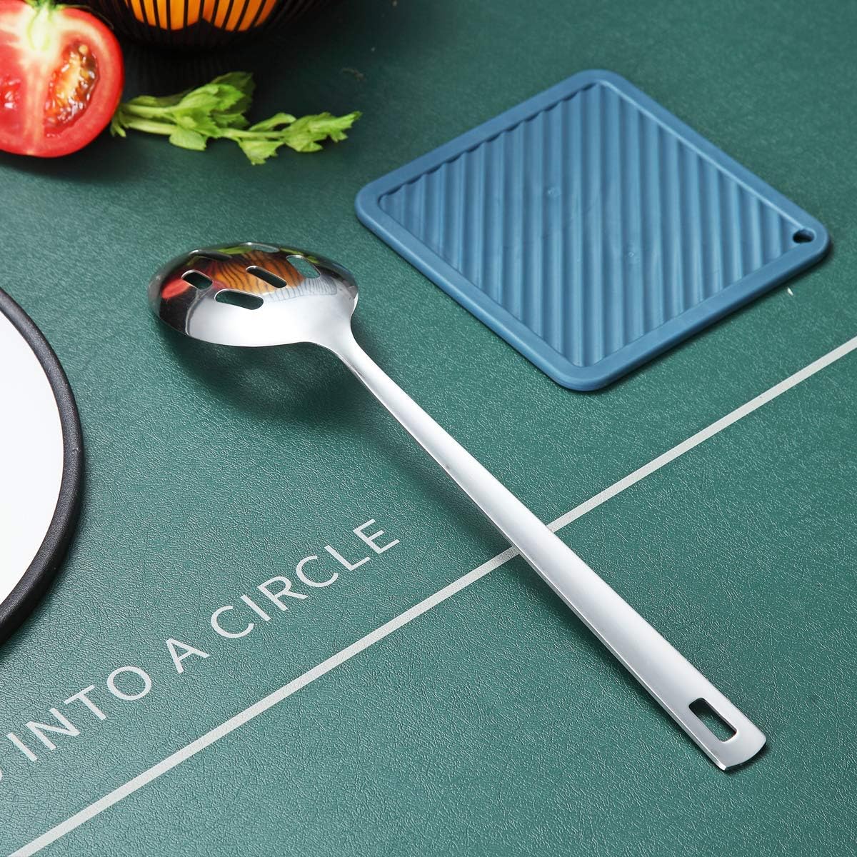 Stainless Steel Cooking Utensils Set, Berglander 13 Pieces Kitchen Utenisls Set, Kitchen Tools Set with Utensil Holder Non-Stick and Heat Resistant,Dishwasher Safe, Easy to Clean (13 Packs)