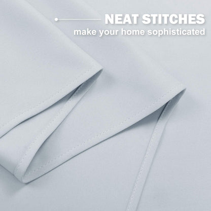 NICETOWN Blackout Curtains 2 Panels for Bedroom- Thermal Insulated Grommet Blackout Curtains 63 Inches Long for Living Room/Kitchen Rideaux occultants (2 Panels, W42 x L63 -Inch,Grey)