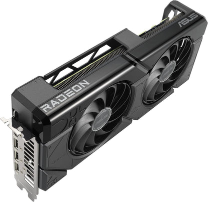 ASUS Prime Radeon™ RX 9060 XT 16GB GDDR6 OC Edition Graphics Card (PCIe 5.0, HDMI/DP 2.1, 2.5-Slot Design, axial-tech Fans, Dual Ball Fan Bearings, Dual BIOS, ASUS GPU Guard)