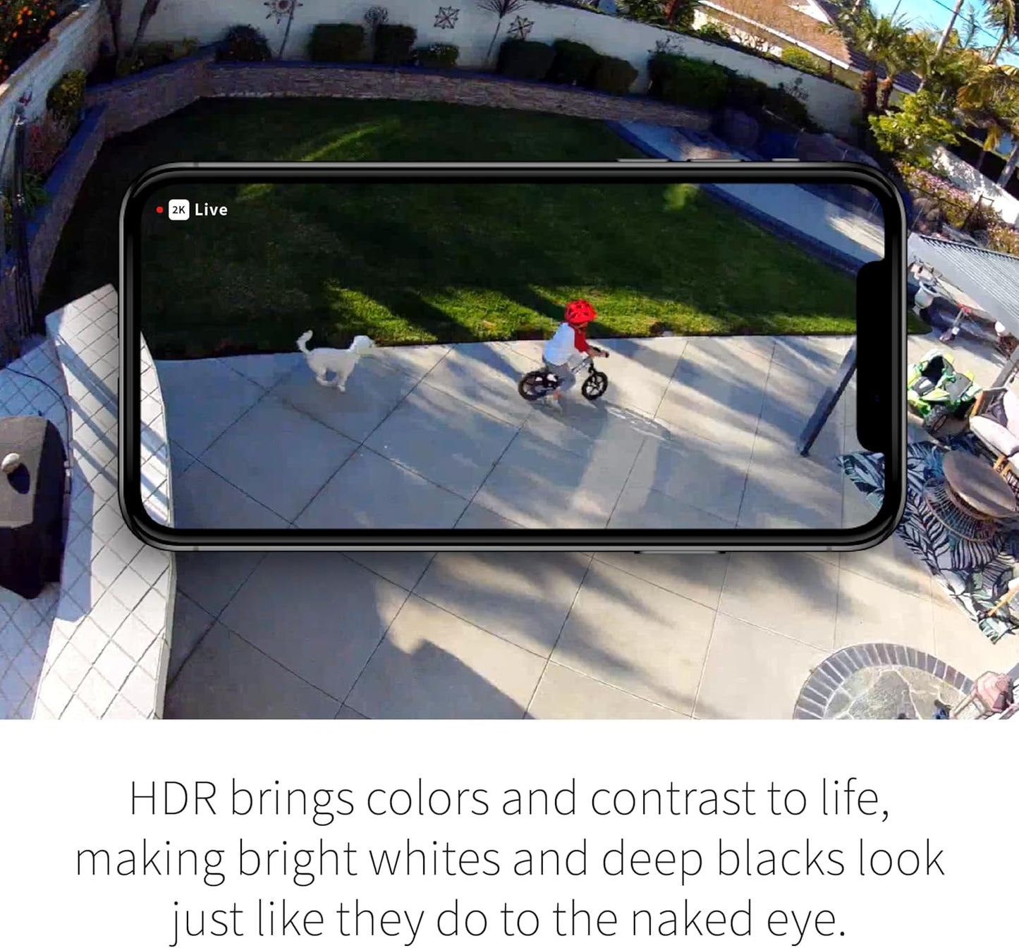 Arlo Pro 5S Spotlight Security Camera 2K HDR | Outdoor | Wire-Free with Spotlight | Dual-Band Wi-Fi Connects to The Strongest Network | 12X Zoom, 2-Way Audio, Color Night Vision, White, 4 Cameras