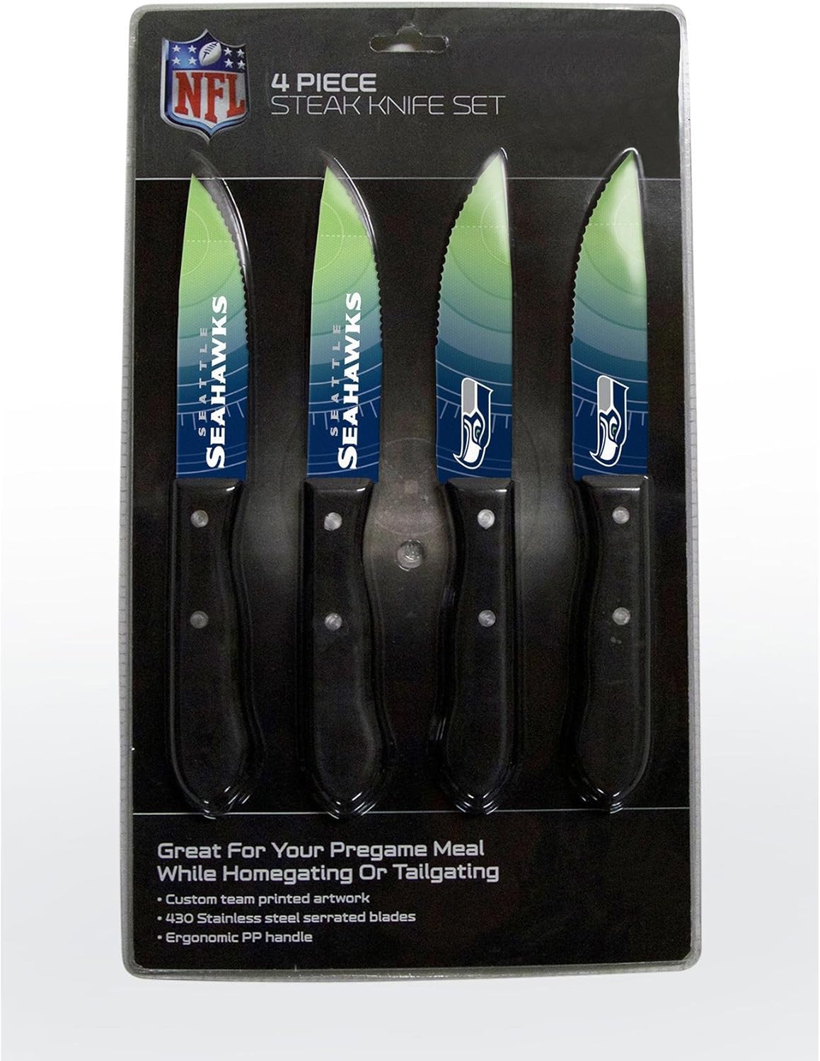The Sports Vault by Inglasco NFL Chicago Bears Steak Knives