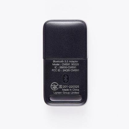 UGREEN Bluetooth 5.3+EDR Adapter for PC, USB Dongle with 5 Devices Pair Simultaneously, Bluetooth Receiver Transmitter for Wireless Keyboard, Mouse, Speaker, Headset, Support Windows 11 10 8.1