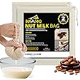 Purilite Select 100% Cotton Nut Milk & Cheesecloth Bags (2 Pack)
