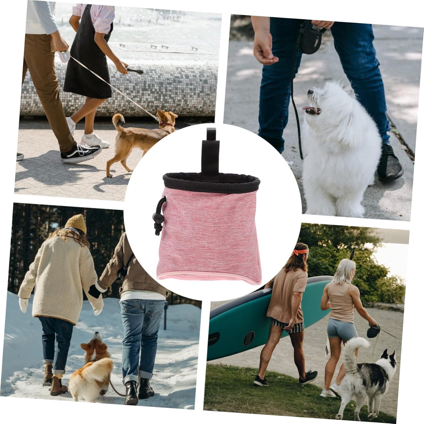 BCOATH Training Pouch Bag Dog Treat Waist Bag Bag for Outdoor Hiking Dog Treat Pouches for Dog Walking