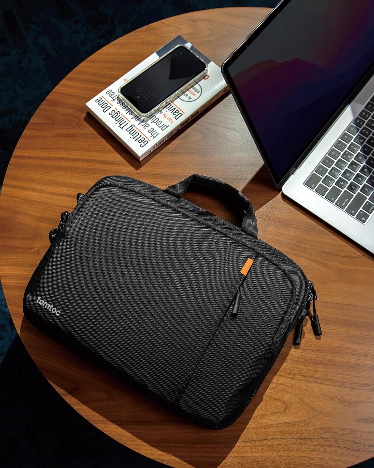 tomtoc 360 Protective Laptop Carrying Case for 16-inch MacBook Pro M4/M3/M2/M1 Pro/Max A3403 A3186 A2991 A2780, Water-resistant Laptop Shoulder Bag fits 15-inch MacBook Air M4 2025, M3/A3114, M2/A2941