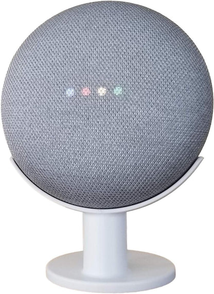 Mount Genie Google Home Mini Pedestal: Improves Sound Visibility and Appearance - Cleanest Mount Holder Stand for Google Mini - Designed in USA (Charcoal)