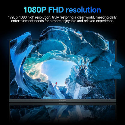 KOORUI 32 inch Curved Gaming Monitor - QHD (2560 x 1440) 2K Display, 170Hz 144Hz Monitors, 1500R Curvature, 1ms, HDR10, Adaptive Sync, Tilt Adjustable, DisplayPort HDMI, Black - 32E6QC
