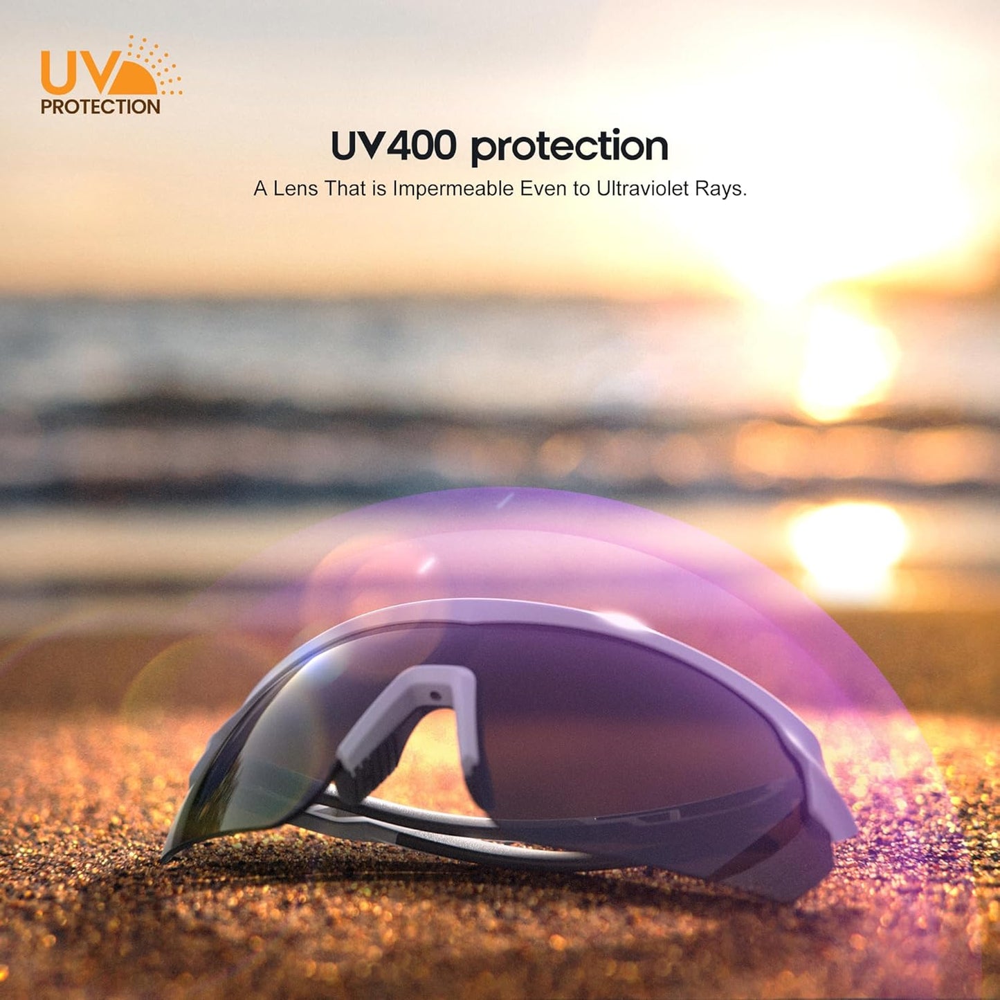 Cycling Glasses Polarized Sports Sunglasses for Men Women Youth Baseball Running Driving Golf