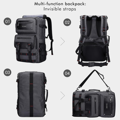 WITZMAN Carry On Travel Backpack for Men Duffle Bags Fit for 17 Inch Laptop Airline Approved Laptop Backpack