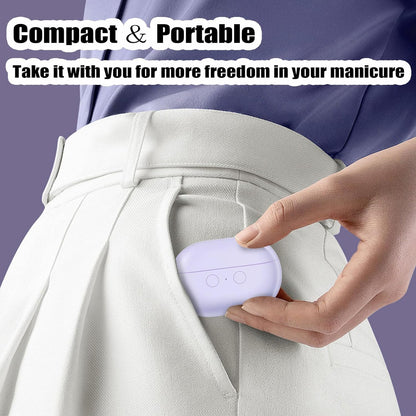 Yosody Nail Clipper, Fanyil Easyclip Smart Nail Clipper, Yosody EasyClip Electric Nails Clippers for Senior, with LED Light & Nails Scraps Storage & Polishing (Purple)