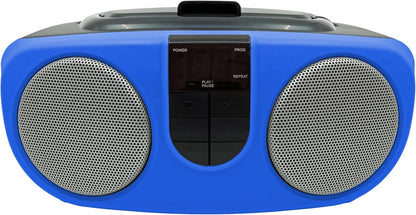 CURTIS SRCD243M-SILVER Sylvania SRCD243 Portable CD Player with AM/FM Radio, Boombox (Silver)