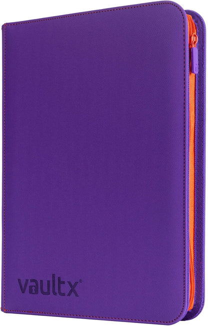 Vault X 12 Pocket Trading Card Zip Binder, 480 Cards, Compatible with Pokemon Scarlet & Violet Set, Exo-Tec Album Material, 20 Side-Loading Pages, Folder for Collectible TCG (SV1)
