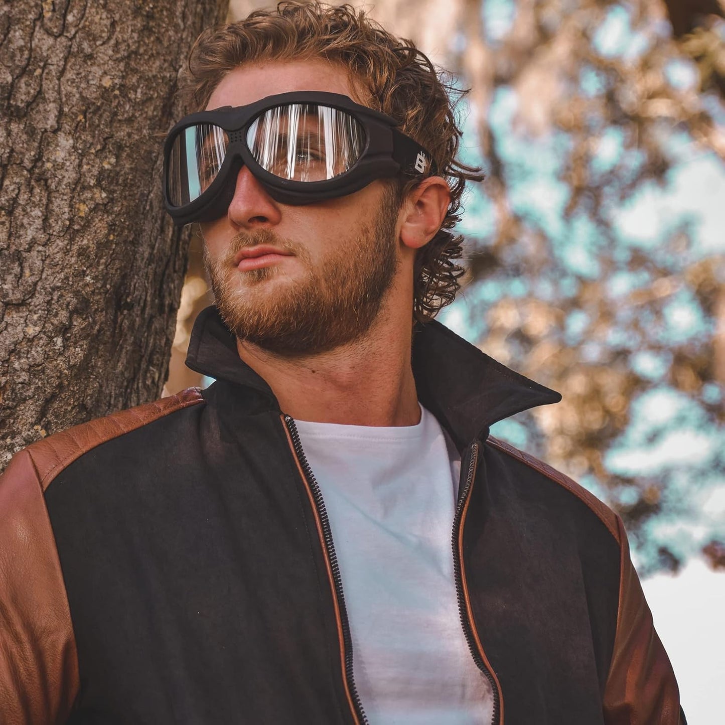 Birdz Eyewear - The Buzzard - Padded Motorcycle Riding Goggle Fits Over Glasses