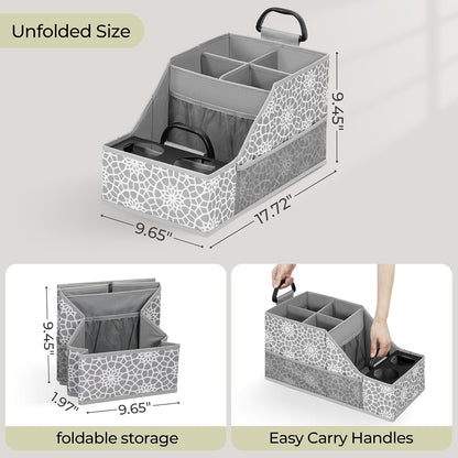 Car Seat Organizer Backseat Front Seat, Car Organizer With 12 Storage Compartments 2 Cup Holders, Snack Storage For Kids Baby, SUV Truck Van Collapsible Storage Bag For Travel, PT
