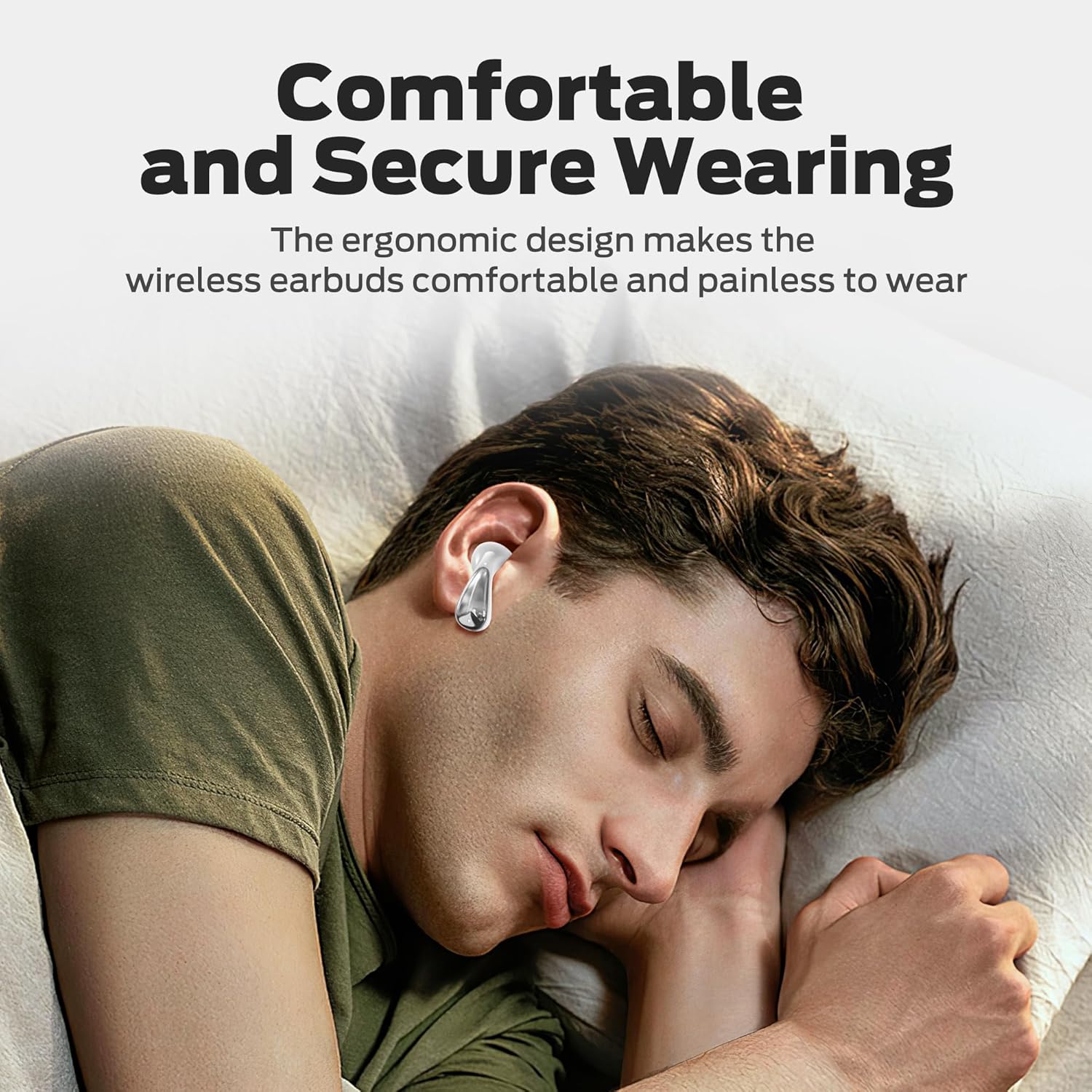 Bluetooth Earbuds, HiFi Stereo Wireless Headphones Noise Cancelling with USB-C Charging Case, Built-in Mic for Clear Calls, Water Resistant Design for Sports in-Ear Headphones. - PuriLite