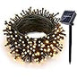 Solar String Lights Outdoor, 72ft 200 LED Solar Fairy Lights with 8 Modes, Waterproof Outdoor String Lights for Outside, Patio, Garden, Party, Backyard, Christmas, Holiday Decorations (Warm White)