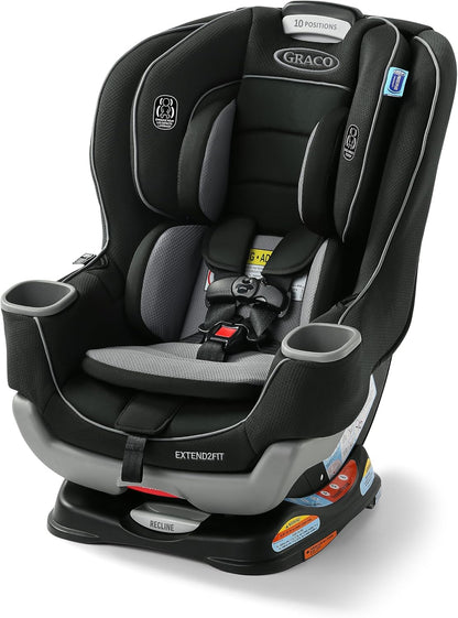 Graco Extend2Fit Convertible Car Seat, 2-in-1 Forward & Rear-Facing Baby Car Seat, 1.8-30 kg (4-65 lb), Titus
