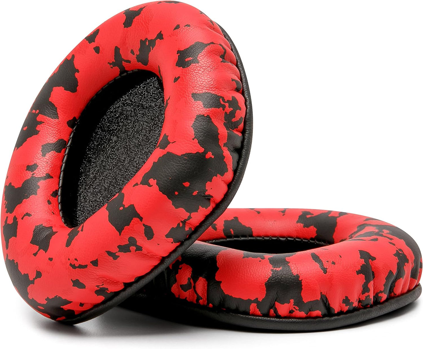 WC Upgraded Replacement Earpads for Corsair Void & Corsair Void Pro Wired & Wireless Gaming Headsets Made by Wicked Cushions | Improved Durability, Thickness, and Sound Isolation | (Red Camo)