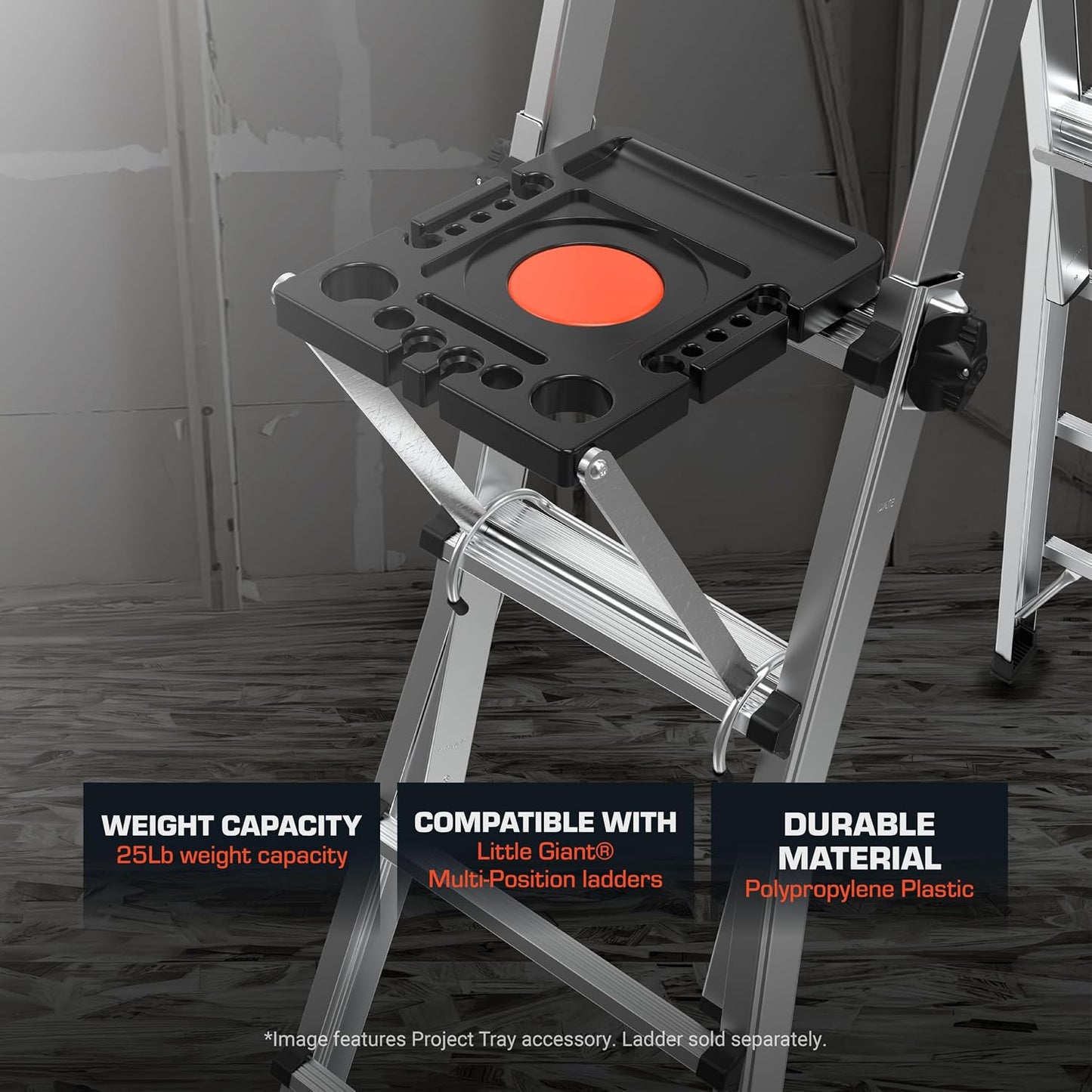 Little Giant Ladder Systems 15012 Project Tray Ladder Accessory