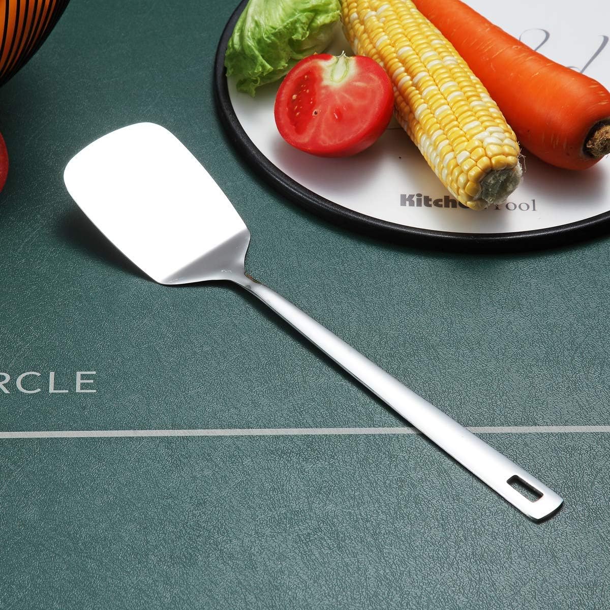 Stainless Steel Cooking Utensils Set, Berglander 13 Pieces Kitchen Utenisls Set, Kitchen Tools Set with Utensil Holder Non-Stick and Heat Resistant,Dishwasher Safe, Easy to Clean (13 Packs)