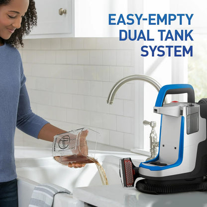 Hoover CleanSlate Carpet & Upholstery Spot Cleaner, Stain Remover, Portable, FH14000V, White