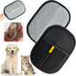 2 Pack Pet Hair Removal Gloves,Double Sided Cat Grooming Glove,Static Removal Gloves for Dogs & Cats,Reusable Deshedding Pet Glove for Furniture,Bed,Carpet,Clothes,Sofa
