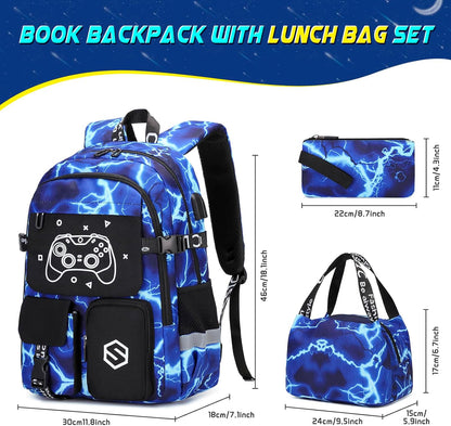 Scothen Cool Luminous School Backpacks for Boys