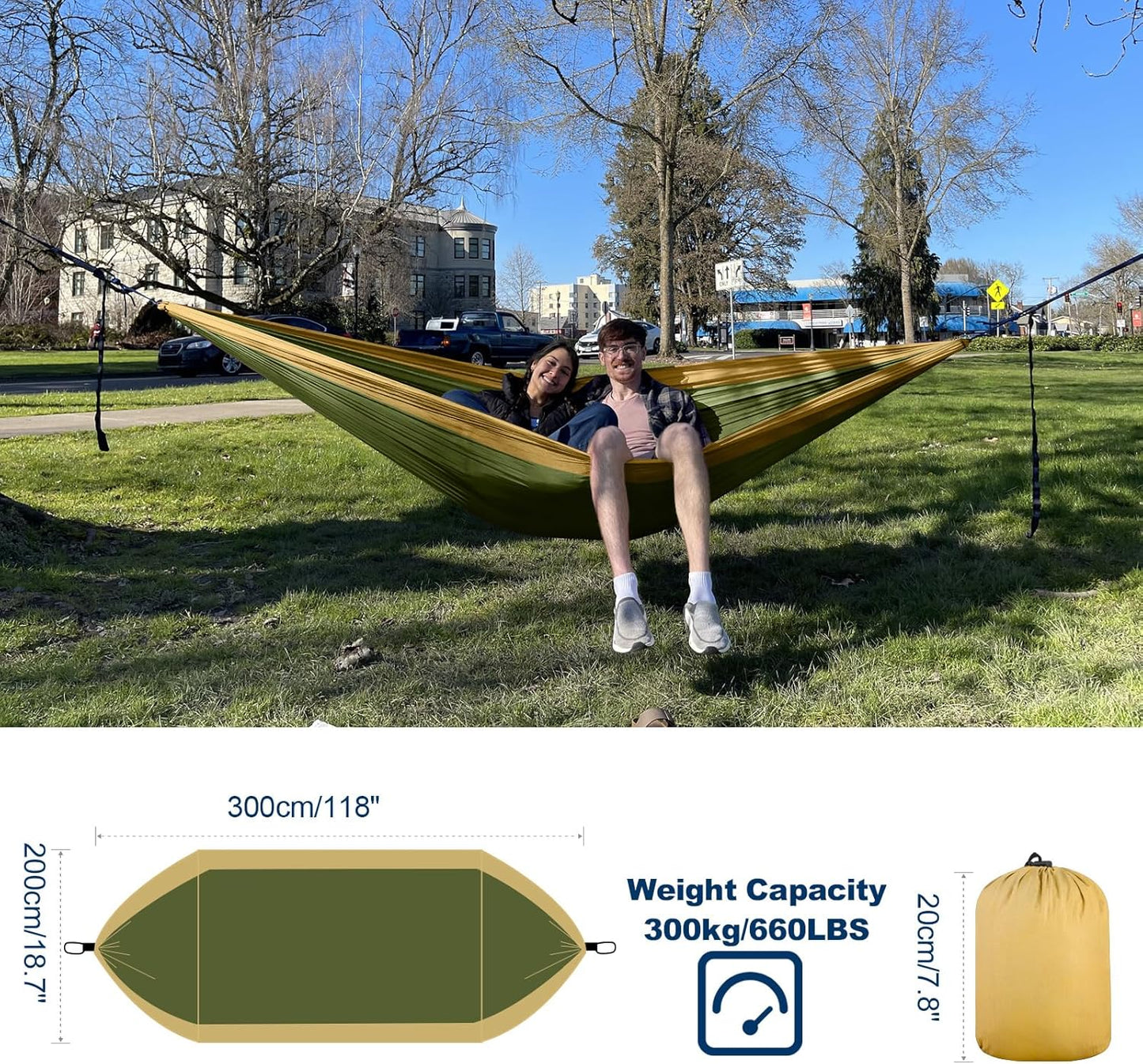 Purilite Select Portable Nylon Camping Hammock
