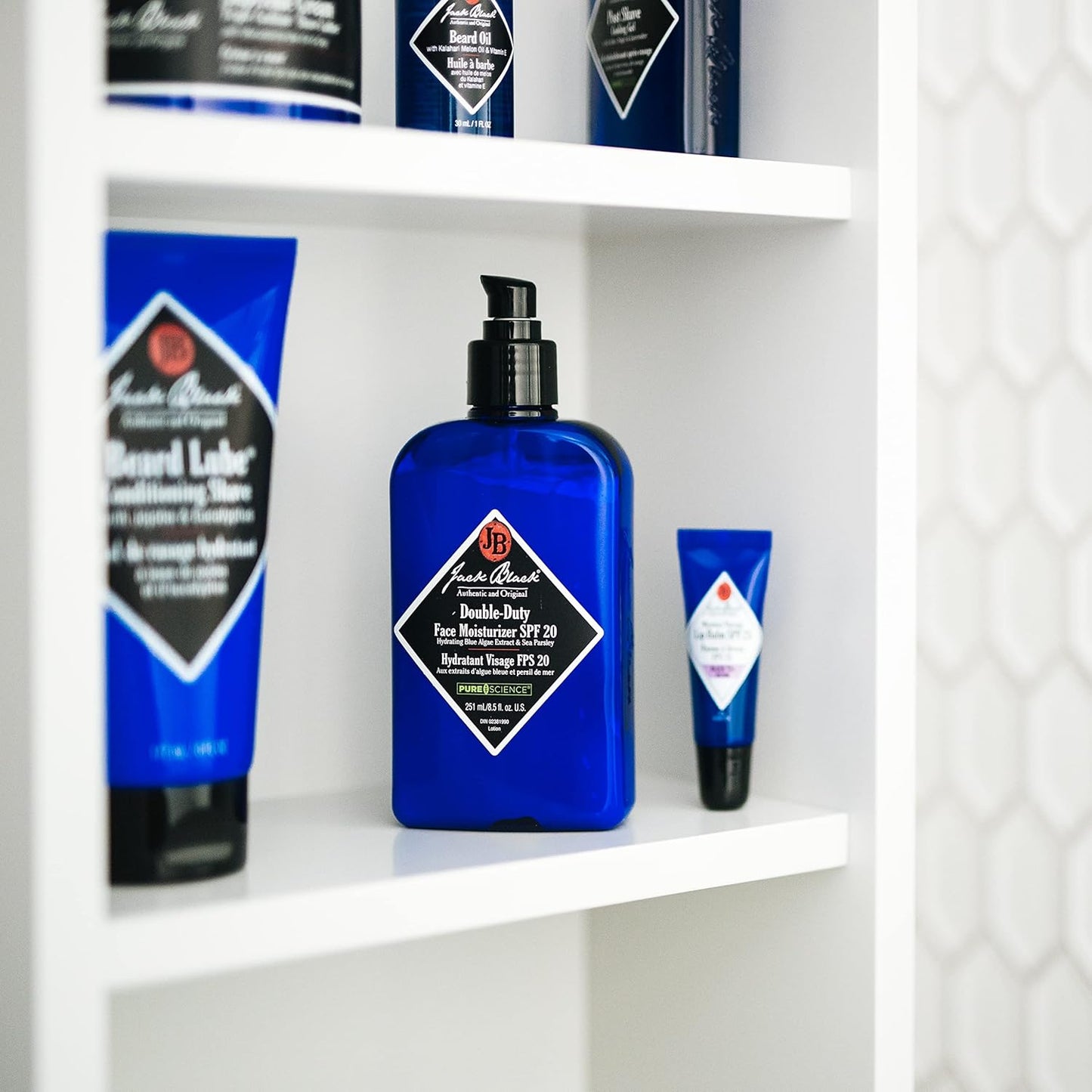 Jack Black - Double Duty Face Moisturizer with SPF 20 - Hydrating, Lightweight & Protective - 250ml