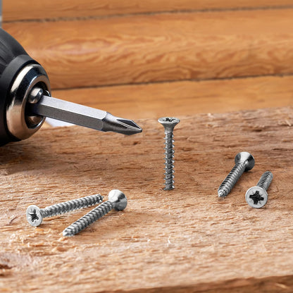 Mr. Pen Wood Screws Assortment Kit, 152 Pcs, Phillips Tips, Wood Screws, Screws, Assorted Screws, Screws Set, Flat Head Screws, Assorted Wood Screws, Screws Assortment, Screw Set Assortment