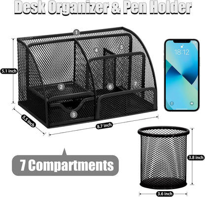 13-in-1 Office Desk Organizer Set for Back to School Supplies Accessories
